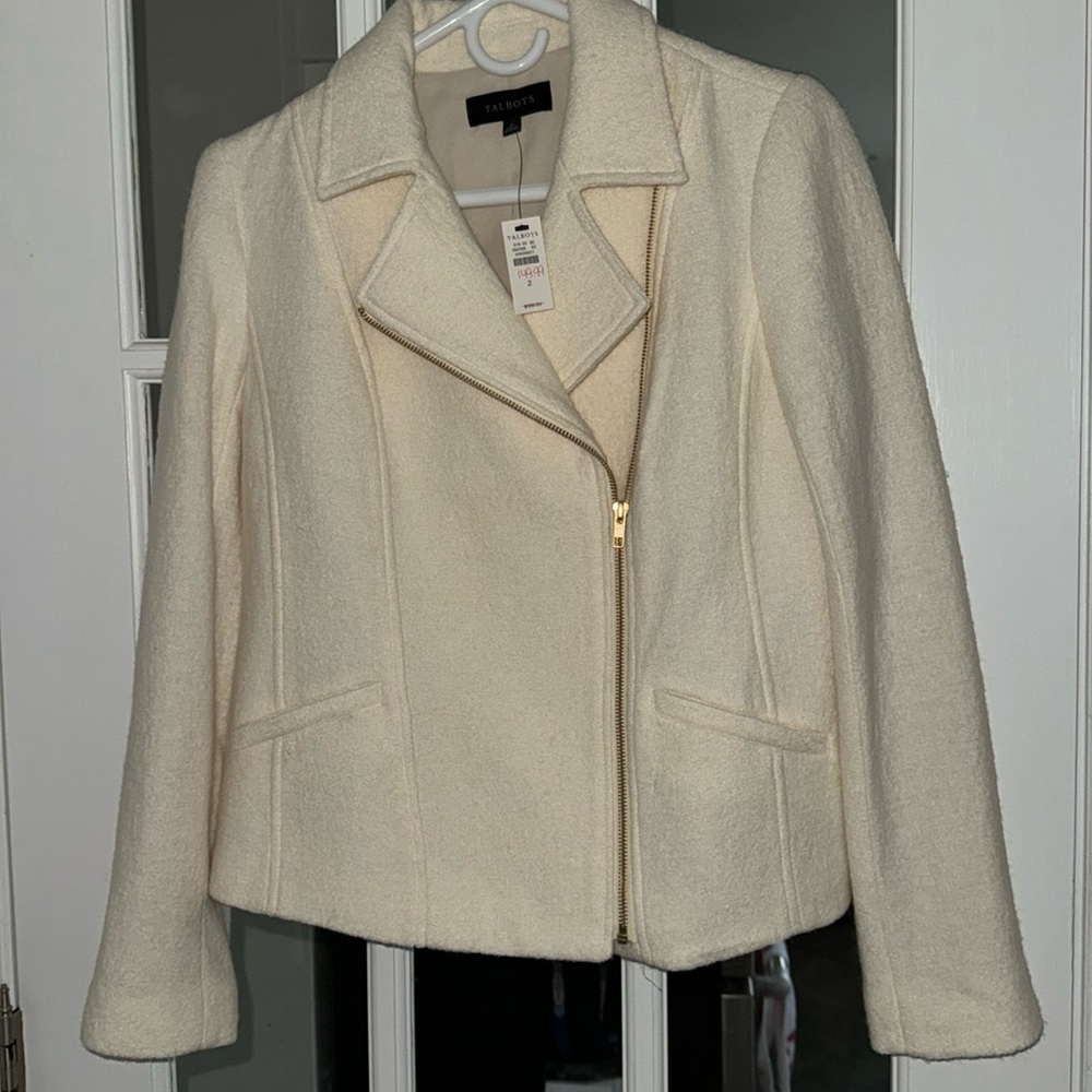 Gorgeous moto style jacket from Talbots